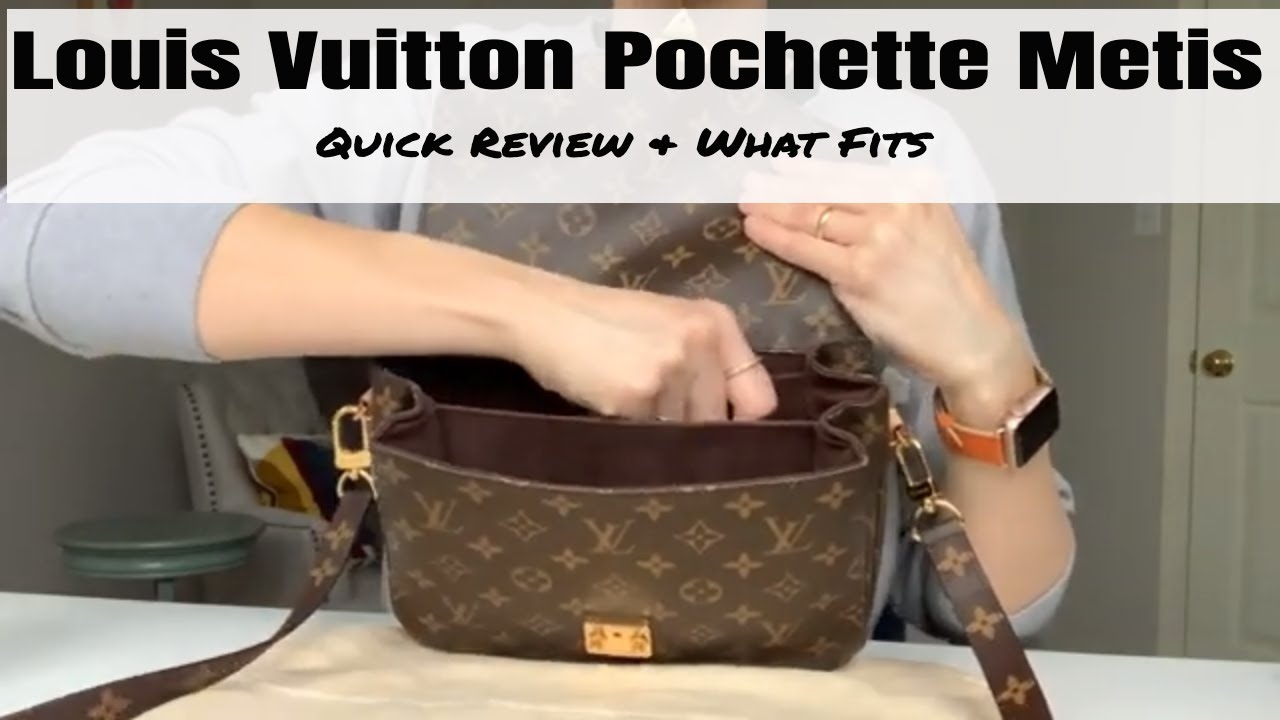 What's inside my Louis Vuitton Micro Mini Pochette Metis Bag 🤎 #wimb