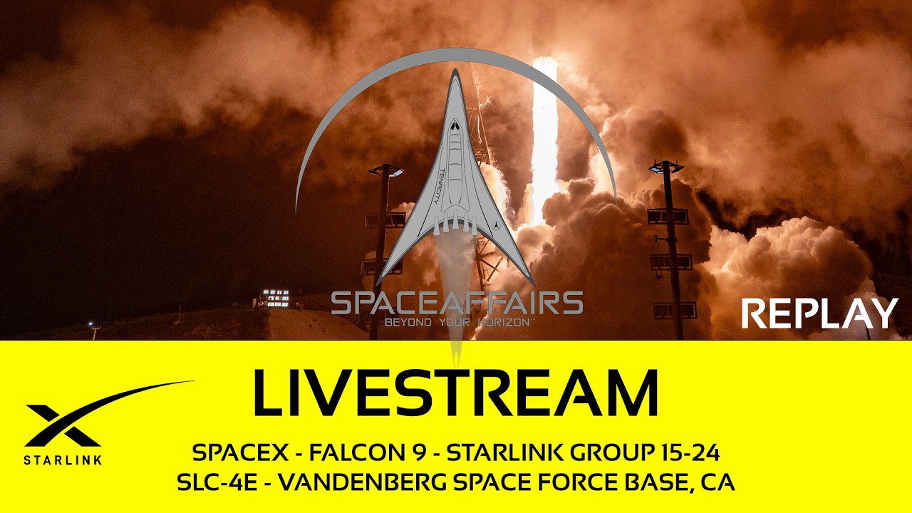 SpaceX - Falcon 9 - Starlink 15-24 - SLC-4E - Vandenberg SFB, CA - September 6, 2026 video thumbnail