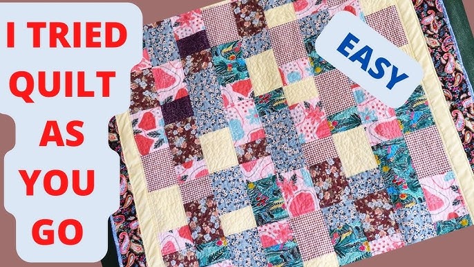 The Easiest Quilt-as-You-Go Method Ever! - Scrap Fabric Love