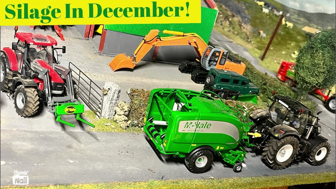 SILAGE IN DECEMBER! Winter Jobs - The Big 1/32 Model Farm