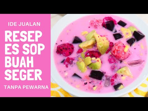 Menu Diet Resep Es Buah Segar. Sop Buah Kaya Nutrisi. Minuman Takjil Buka Puasa Yang Bergizi Tinggi