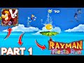 Rayman Fiesta Run Gameplay Part 1 Amazing Jungle Adventure 