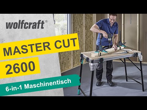 Wolfcraft 6918000 Multifunkcionalni sto za alat MASTER 2600 - video 13