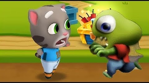 Talking Tom Gold Run - Football Tom VS Zombie Tsunami