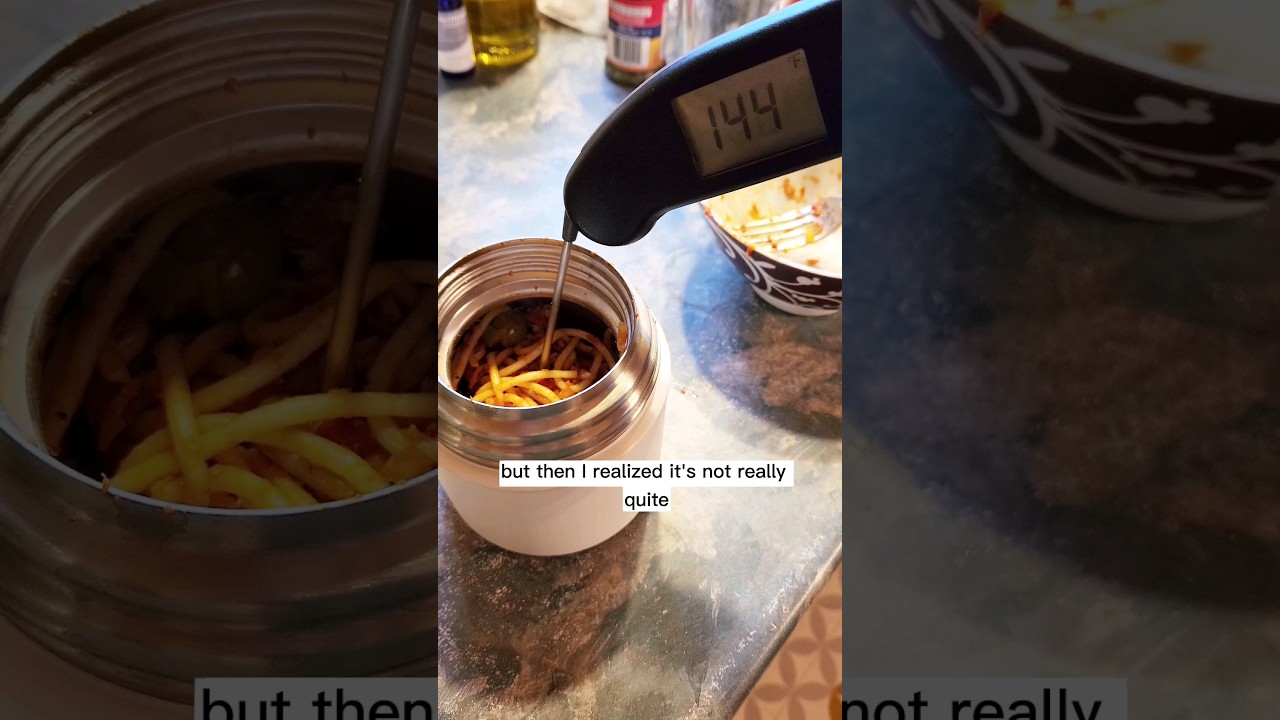 Does a thermos really keep your pasta hot? We're about to find out.