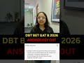 DBT BET GAT B 2026 ANSWER KEY OUT #csirnetadda247 #dbtbet #dbtbetbiotechnology #bet2026 #answerkey