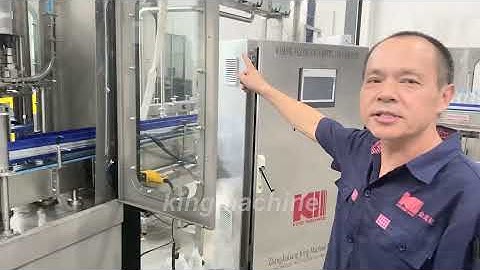 Preparation before start up - Cap elevator with cap sterilizer