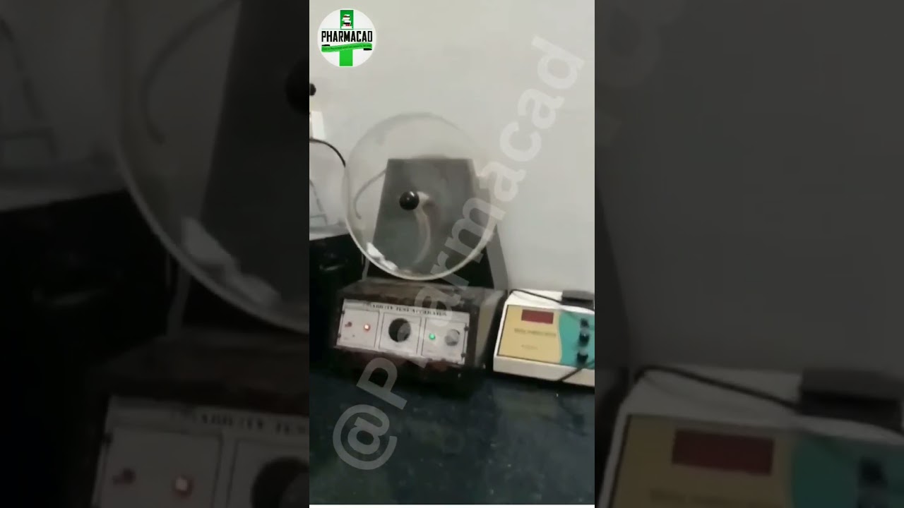 Friability test apparatus | Tablets