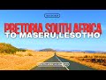 Driving from pretoria south africa to maseru lesotho road trip  very scenic route