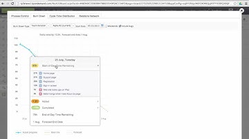 Targetprocess 3: Burndown chart tool