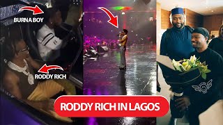 Roddy Ricch arrival in Nigeria, Meet & greet with Burna Boy, Olamide & others, his Lagos performance