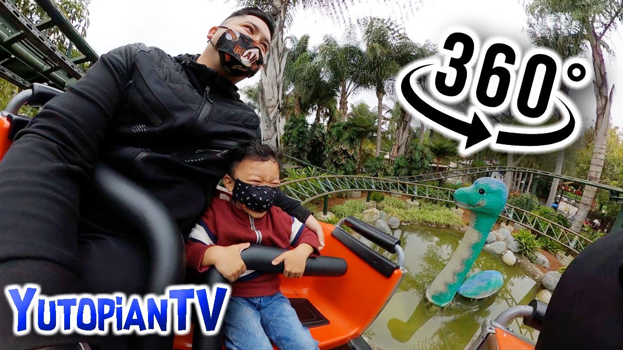 Coastersaurus Ride 360 POV at Legoland California YutopianTV YouTube
