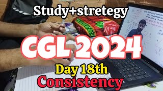 I woke up 6:00am study for SSC CGL 2024| A Honest day 18 Delhi |ssc study vlog ssccgl