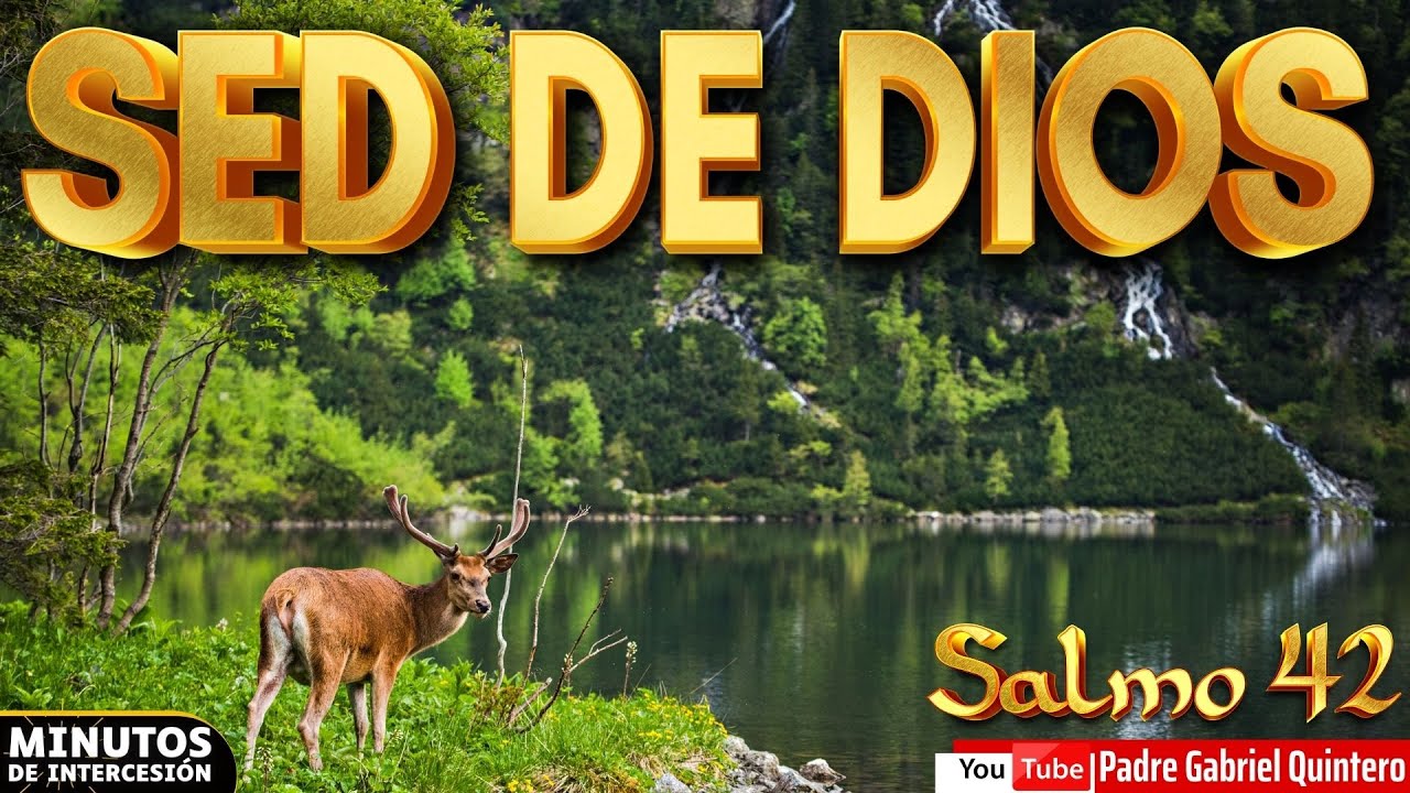Sed de Dios - Orando con el salmo 42 (41) | Minutos de intercesión | Oración de la noche