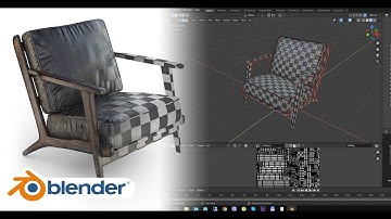 Chair modeling in blender 2.82