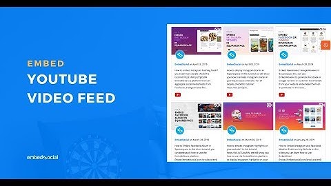 How to embed Youtube Channel on your website?