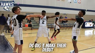 Dc Hawks Big three make their Debut! DC hawks take on 6&#39;5 Theo troutman and the FC Flashes!