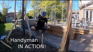 HANDYMAN IN ACTION #12 | Post Setting w/ Sika Post Fix | 10/21/21