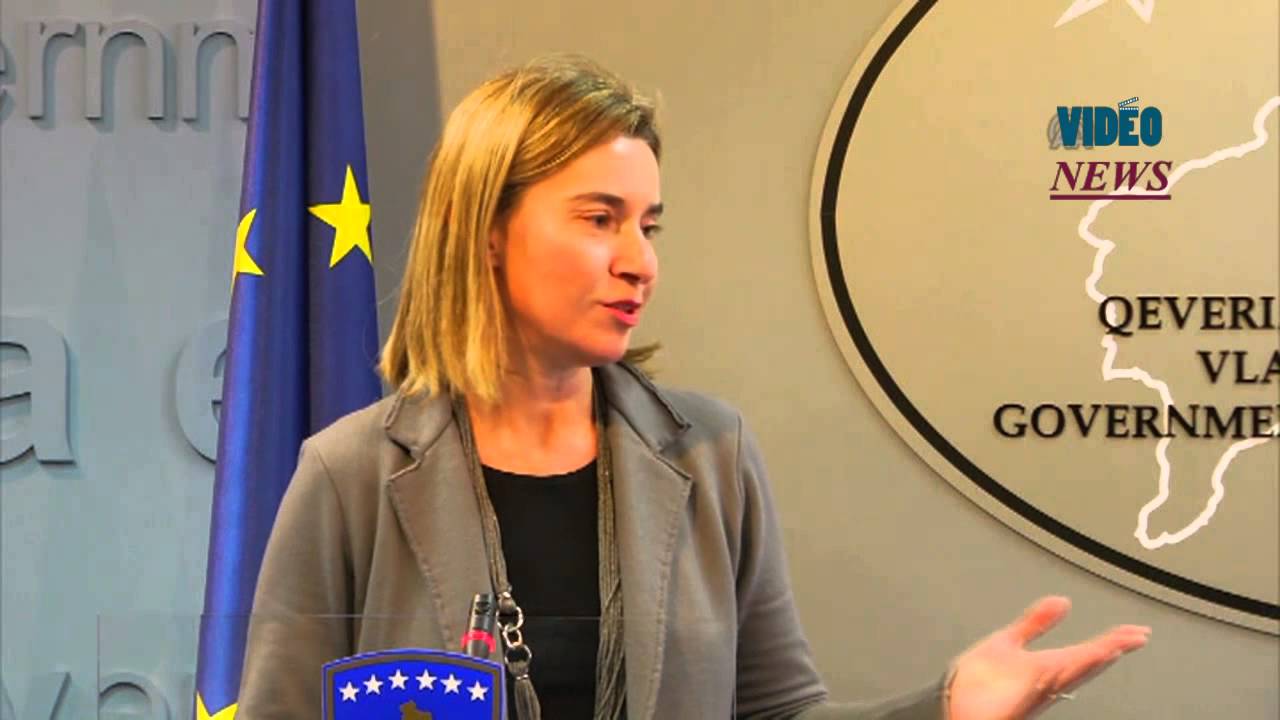 Image result for Mogherini in Kosovo