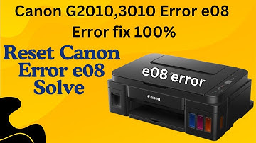 Canon G2010 Error E08 Fix 100% | E08 Canon Printer kese fix karen | Canon G2010 e08 problem solve