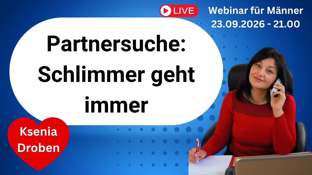 Partnersuche: Schlimmer geht immer