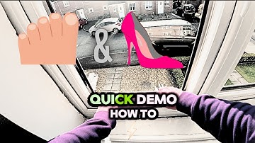 How to TOE and HEEL Glass in a opening window for beginners!