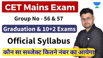 HSSC CET Mains Exam Official Syllabus | Haryana CET Detailed Syllabus | By Anil Sir