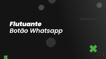 Botão Flutuante Whatsapp - HTML e CSSS