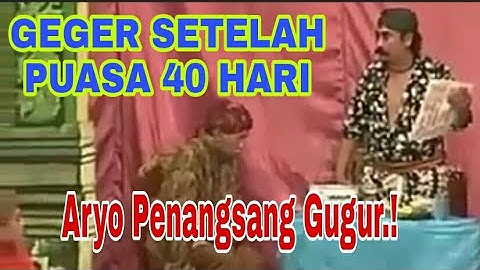 🔴GEGER SETELAH PUASA 40 HARI⁉️ARYO PENANGSANG GUGUR‼️