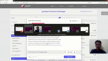 picoCTF Challenges - Warm up - Capture The Flag - Inspector - Vault Door Training