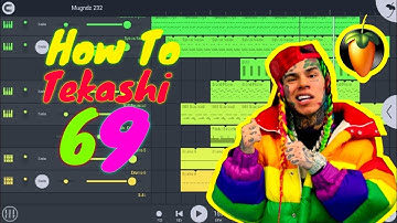 How to make Tekashi 69 (6ix9ine) type beat | Fl studio mobile trap beat tutorial