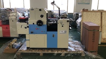 SINGLE COLOR OFFSET PRINTING MACHINE 2ND GENERATION 470X365MM SIZE ZR47II DISPLAY-ZONGRUI OFFSET