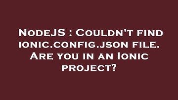 NodeJS : Couldn