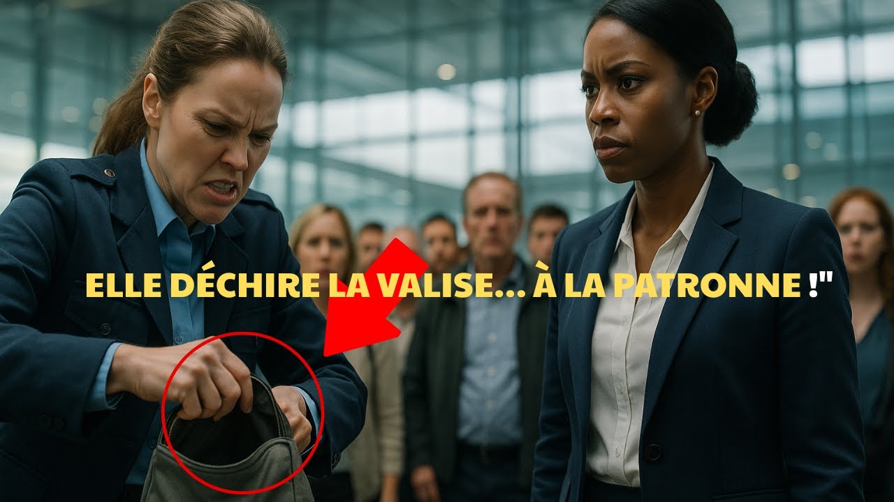 Une hôtesse déchire la valise d'une femme noire — sans savoir qu'elle dirigeait la compagnie !