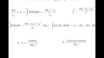 Comparative Half-Lives in β-decay