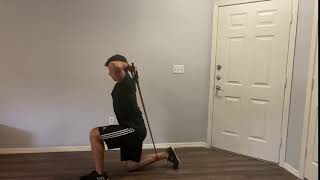 Kneeling Tricep Extension   Band