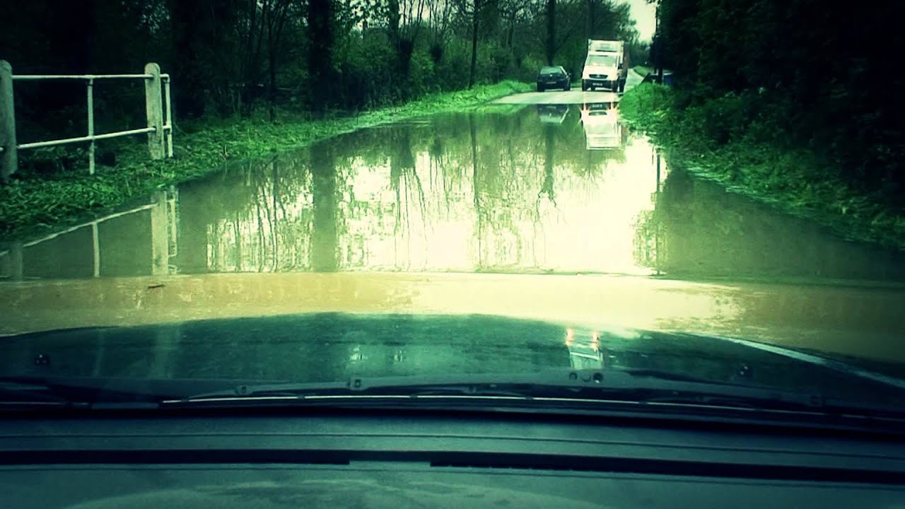 Floods around Felsham in Suffolk