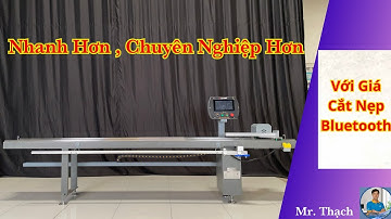 Giá cắt nẹp cửa nhôm Bluetooth | máy sản xuất cửa nhôm|thạch faster