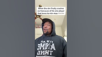 The Dungeon Master Vs Min-Maxer #ttrpg #dungeonmaster #dungeonsanddragons #dnd5e #tabletoprpg