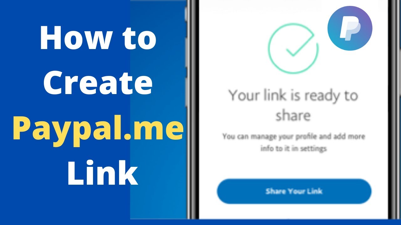 how to copy paypal link
