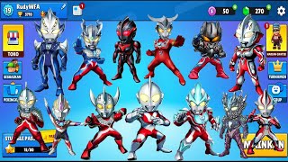 FULL KOMPILASI SEMUA ULTRAMAN DI GAME STUMBLE GUYA