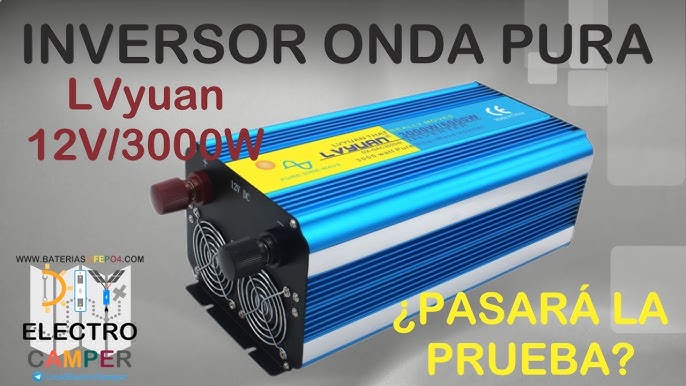 ETREPOW Inversor 12v 220v Onda Pura 1000w Convertidor de Voltaje