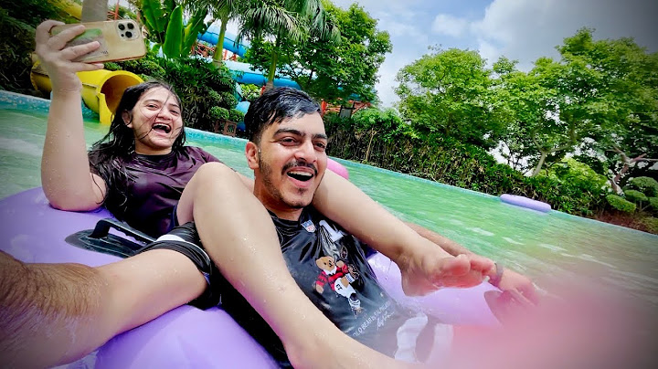 Masti karne Water Park aagye 😍 Lekin doobte doobte bache 😑