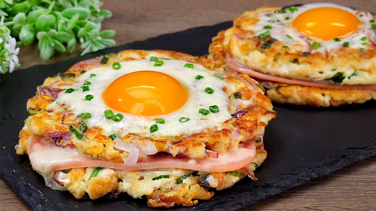 Просто полейте хлеб молоком🔝Это так вкусно, я готовлю его почти каждый день!