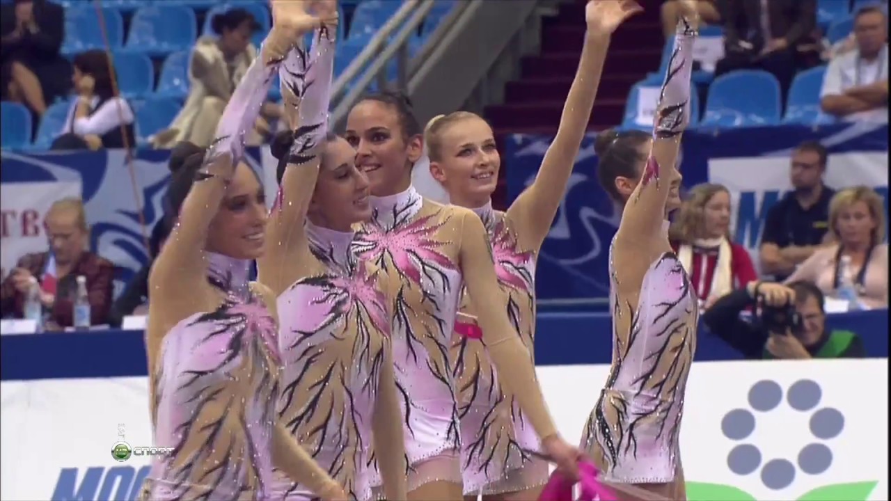 Italy 3 Ribbons + 2 Ropes AA 2010 World Championships (HD)