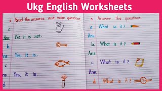 english worksheets for ukg 1 english worksheets ukg worksheets worksheets eng teach youtube