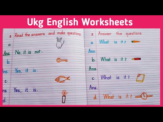 english worksheets for ukg 1 english worksheets ukg worksheets worksheets eng teach learn english