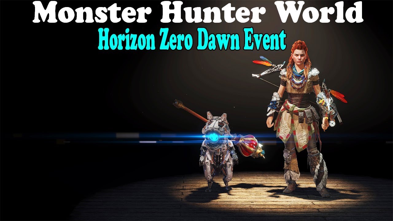 Monster Hunter World Horizon Zero Dawn Event Ps4 Pro Youtube