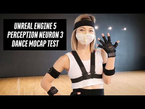 Unreal Engine5知覚ニューロン3を使用したメタヒューマンダンス