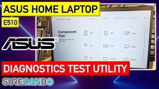 How to access MyASUS Diagnostic Test Utility WinRE Windows Recovery Environment Component Testing